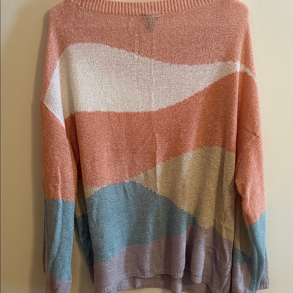 Torrid Pastel Wave Sweater - Picture 4 of 4